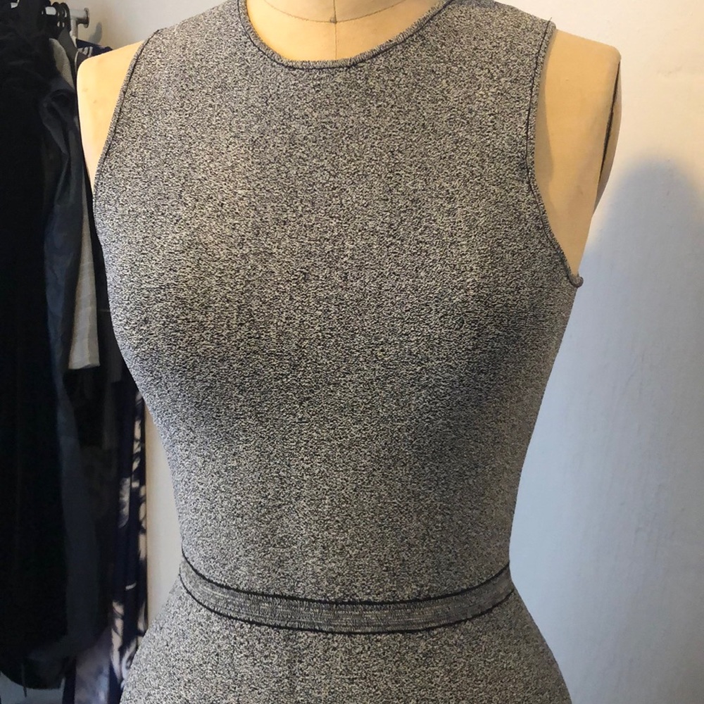 Small, Grey, Theory dress